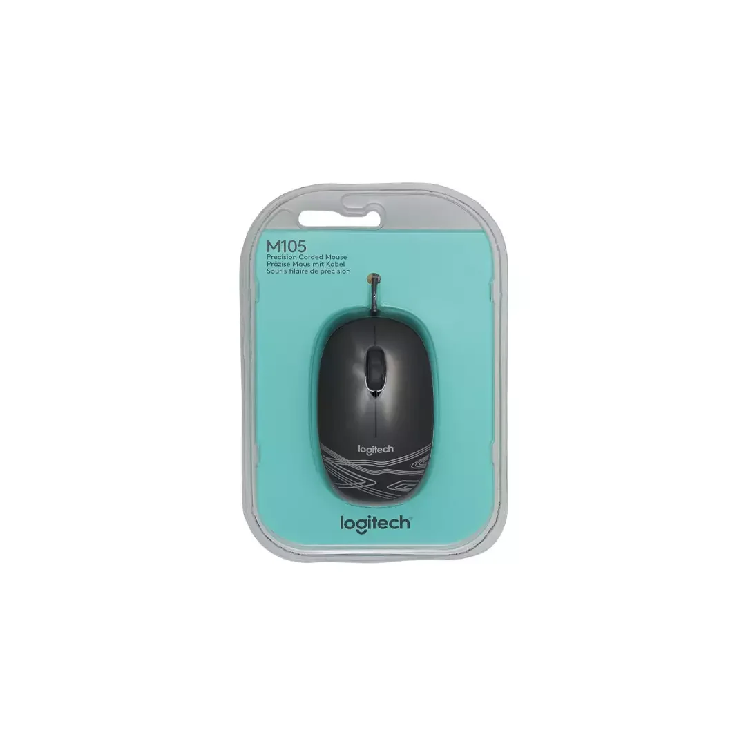 logitech mouse m105 black